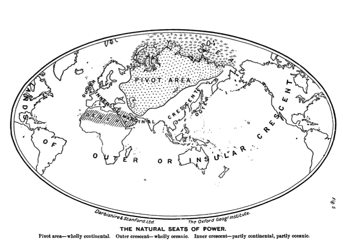 H. J. Mackinder: The natural seats of Power (1904)